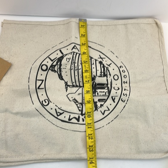 Magnolia Waco, TX Natural/ Ivory & Black Reusable Canvas Tote Market Bag - NWT - Picture 7 of 12
